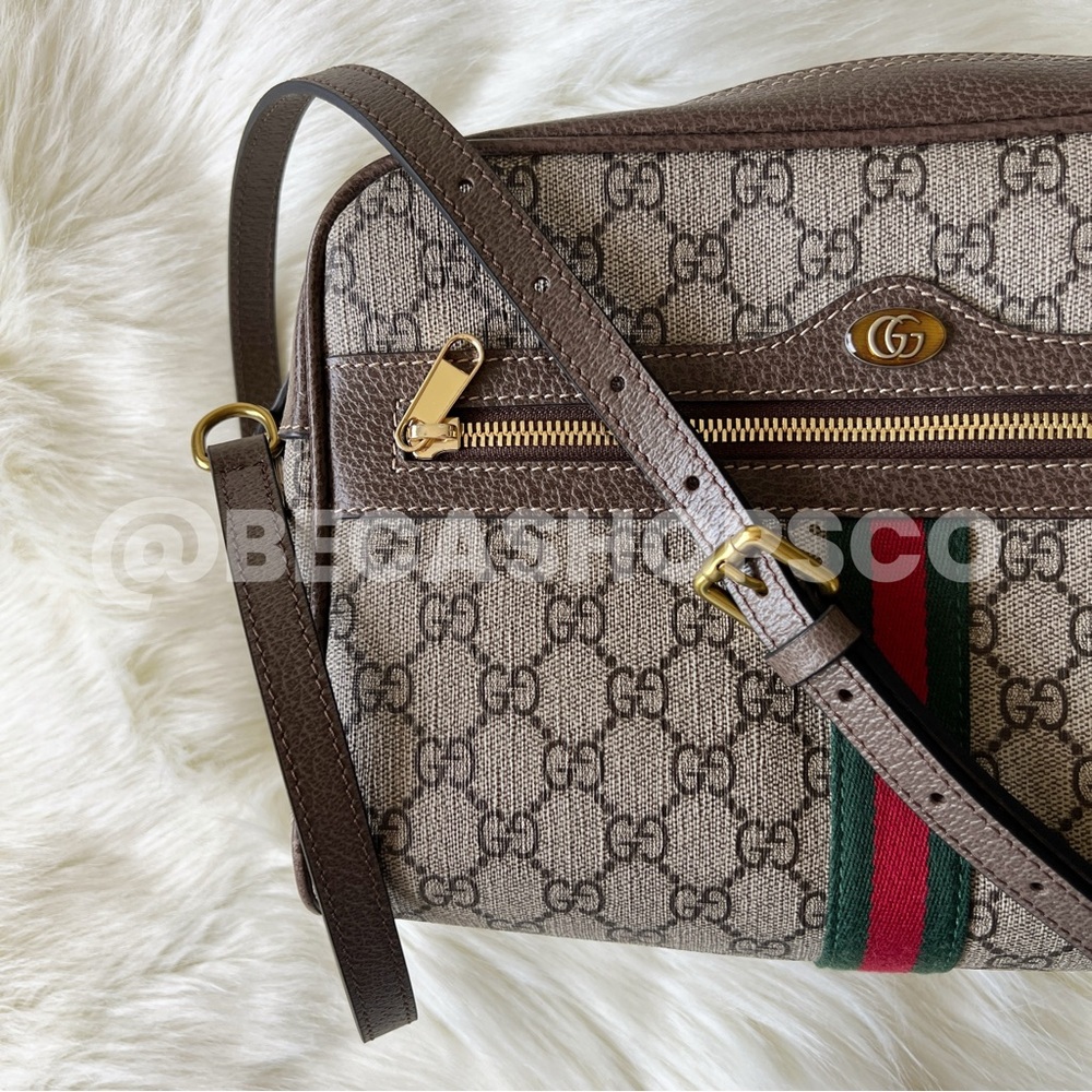 Genuine Leather Crossbody Shoulder Strap Replacement For Gucci Ophidia Bag - Picture 5 of 9